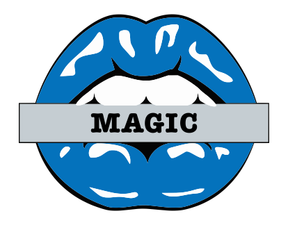 Orlando Magic Lips Logo vinyl decal